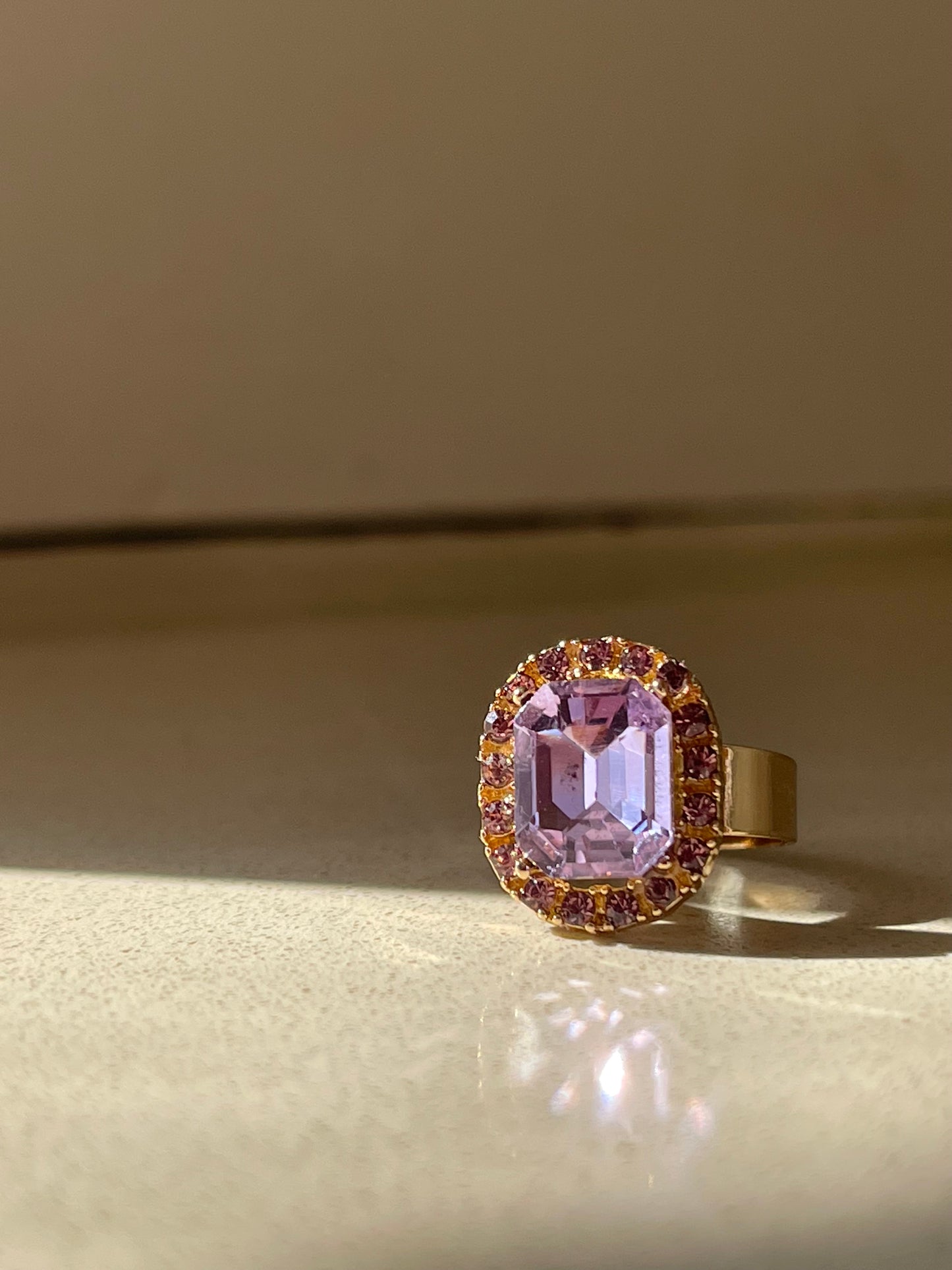 Violet Stone Ring