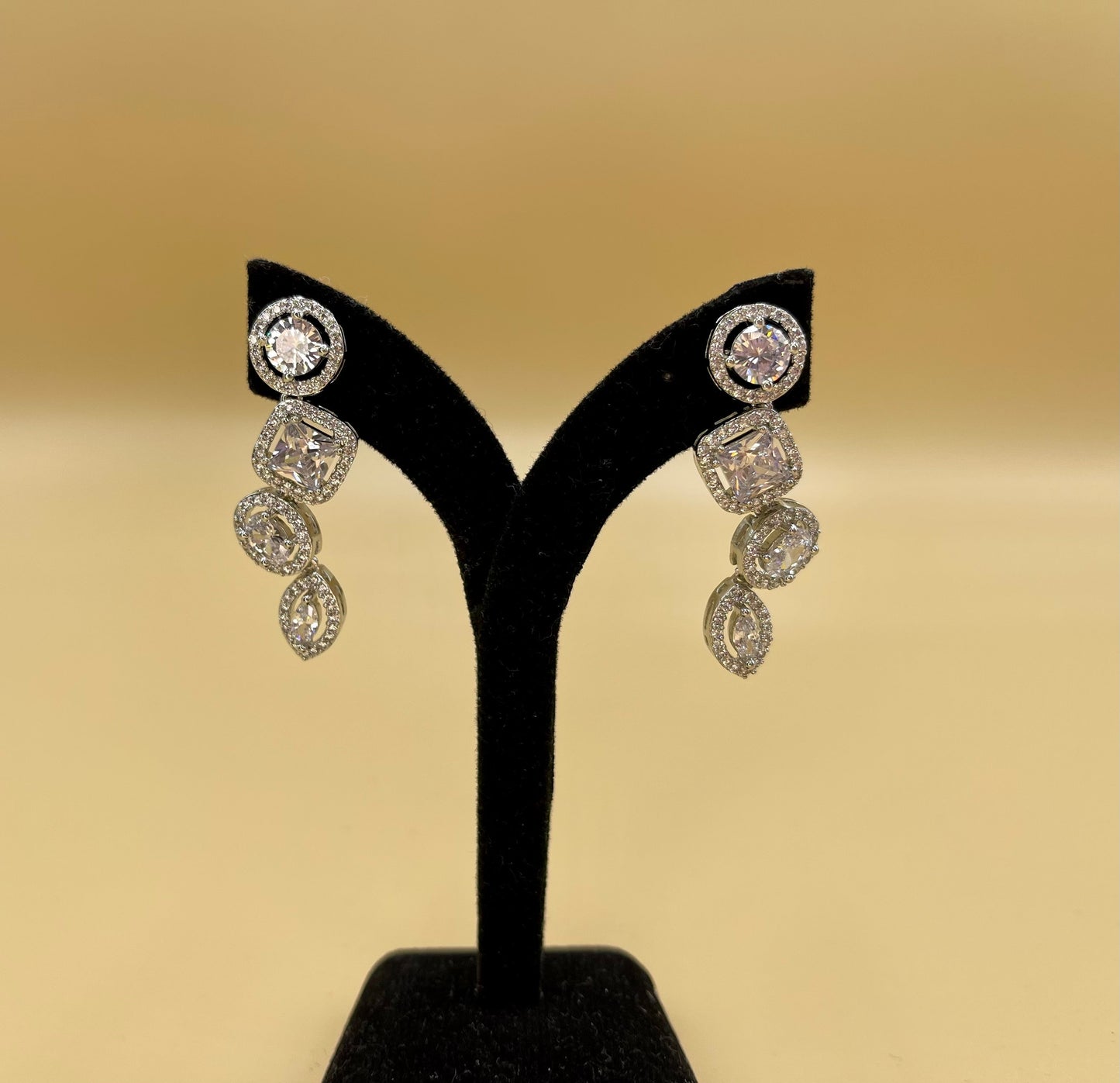 Asymmetric Silver Earrings - Fergadot London