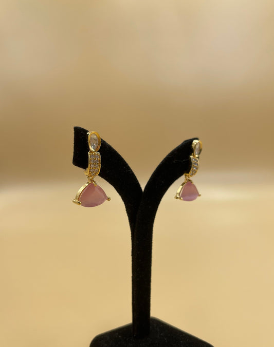 Drops Earrings Pink - Fergadot London