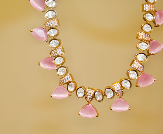Drops Pink Necklace - Fergadot London