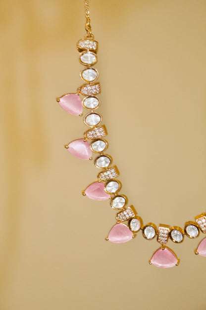 Drops Pink Necklace - Fergadot London