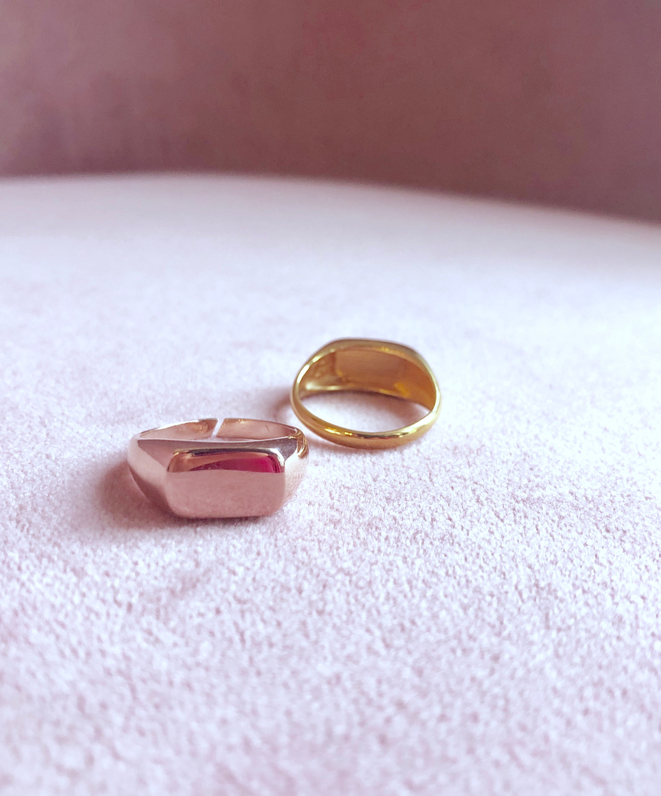 Gold Plated Pinky Ring - Fergadot