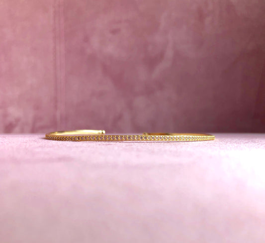 Gold-plated Bangle Bracelet - Fergadot